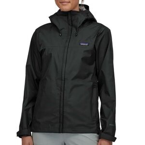 Patagonia Black Rain Coat, Size Medium